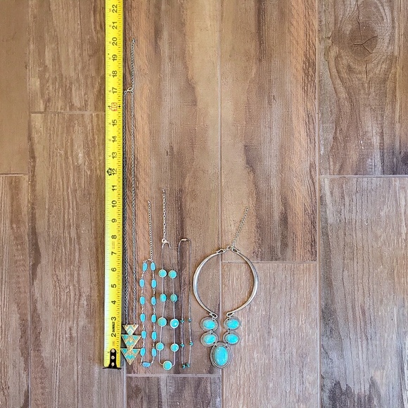 Turquoise, Silver Tone, & Gold Tone Vintage & Contemporary Jewelry Jubilee - Picture 8 of 16